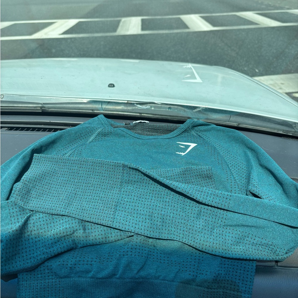 Gymshark Teal Long Sleeve Top